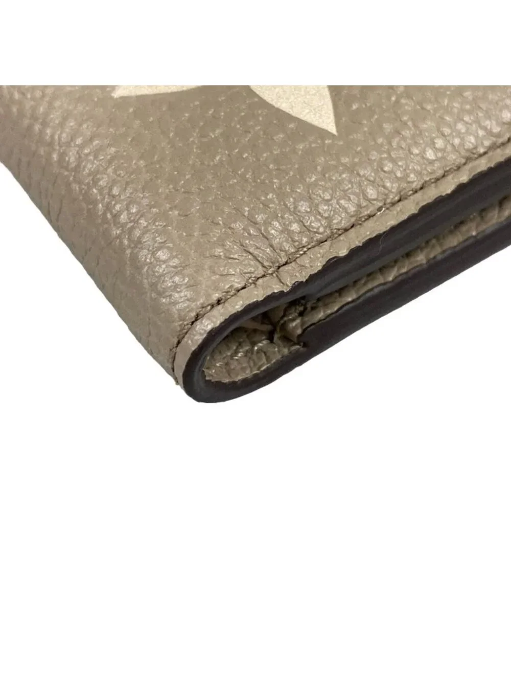 Louis Vuitton Bicolor Monogram Empreinte Portefeuille Victorine Tourterelle